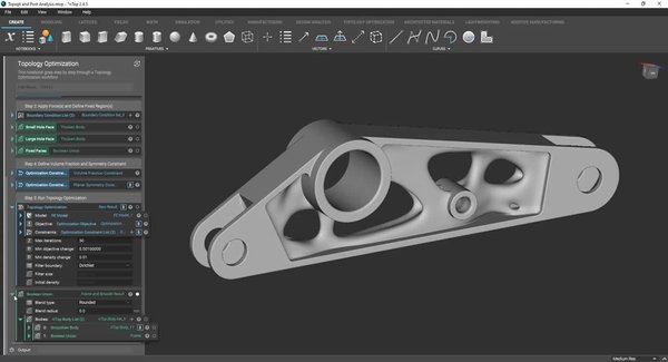 nTopology generative design software with implicit modeling and lattice structures