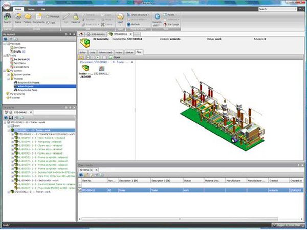 keytech PLM Screenshot