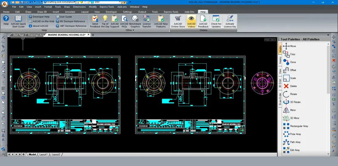 ActCAD Screenshot
