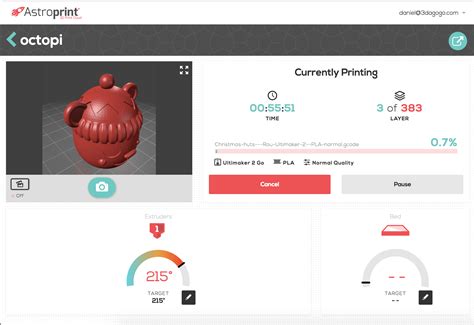 Astroprint Screenshot