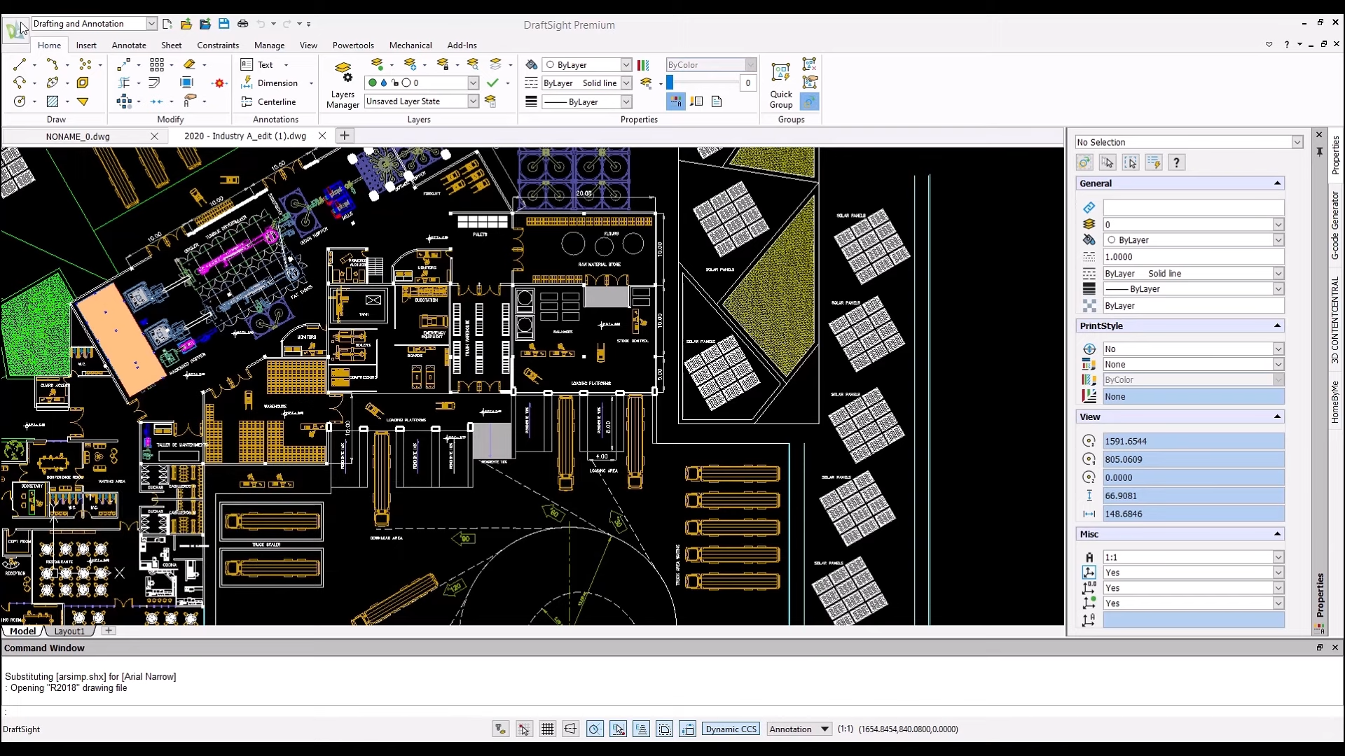 DraftSight Screenshot
