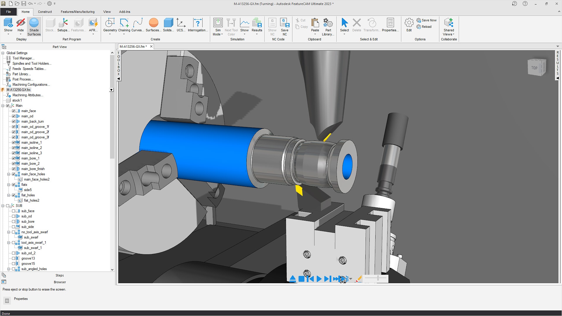 FeatureCAM Screenshot
