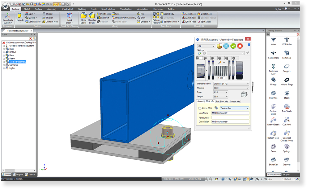 IronCAD Screenshot