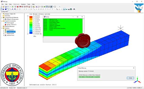 Mecway FEA Screenshot