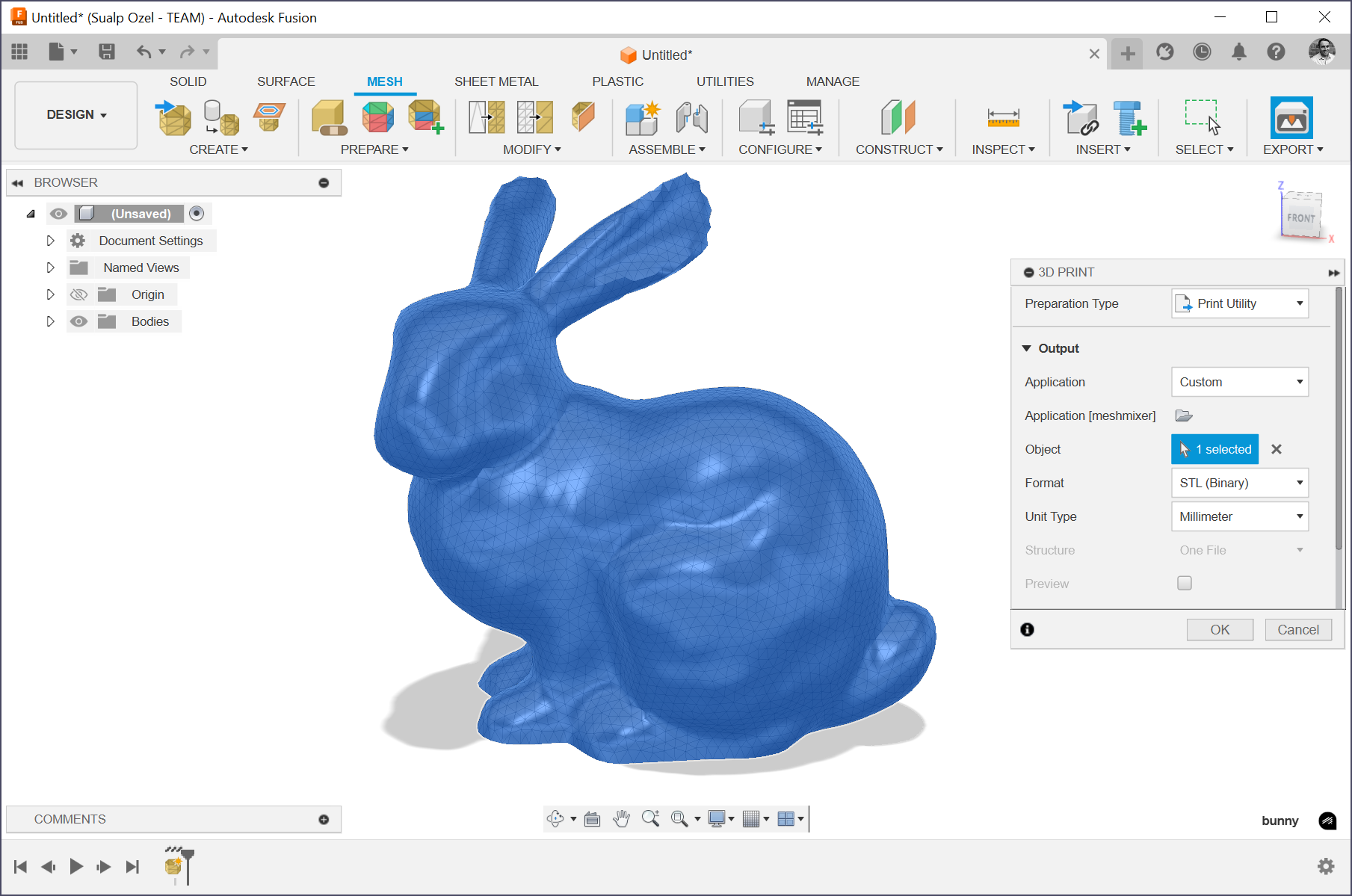 Meshmixer Screenshot