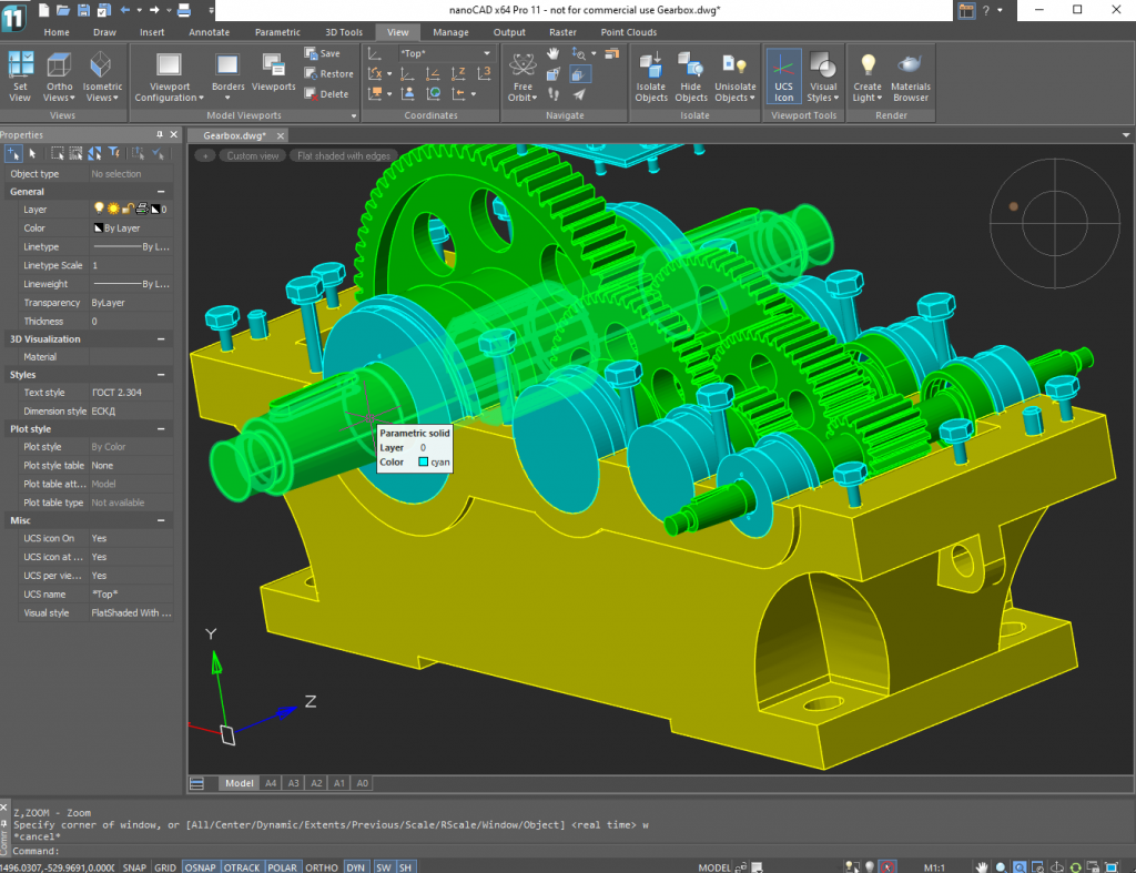 nanoCAD Screenshot