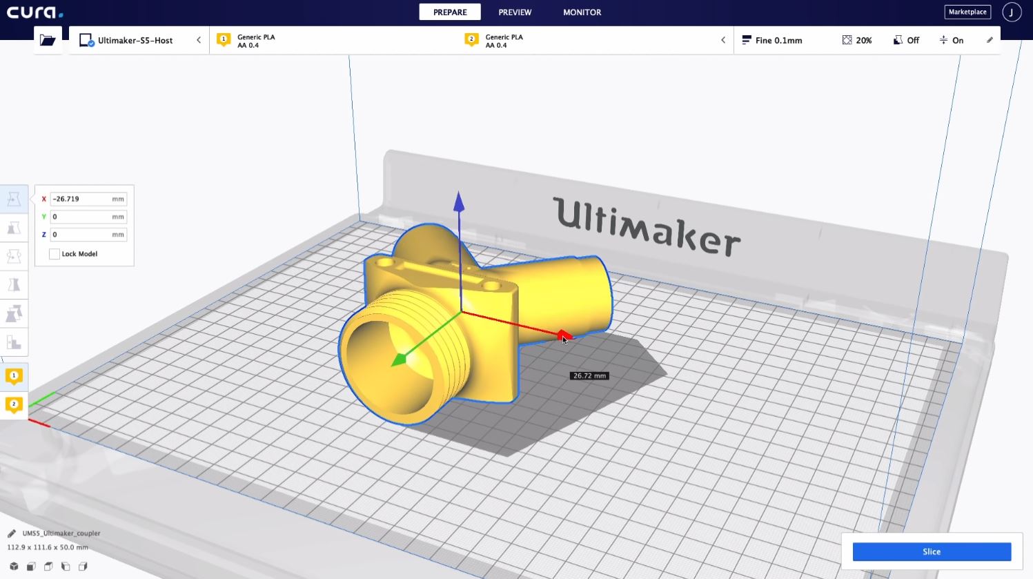 Ultimaker Cura Screenshot